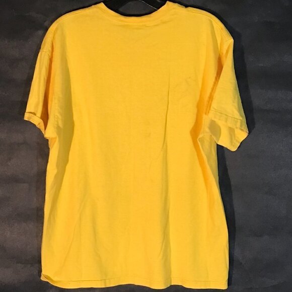 NIKE Yellow Activewear Athletic Sports Tee Short Sleeve T Shirt Large - Picture 4 of 6